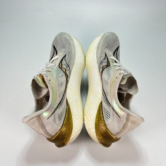 Saucony Endorphin Pro 3 White Gold Athletic Running Shoes S20755-13 Mens Size 12 main image 6